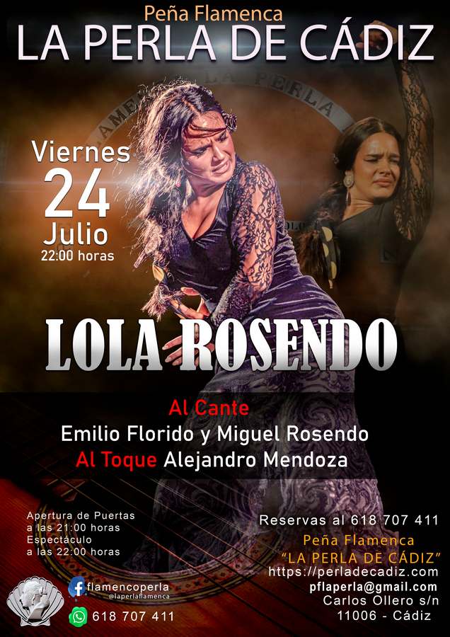  Viernes 24 de Julio , LOLA ROSENDO